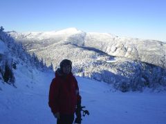 Dave (djspookman) at Smuggs (Stowe in background)