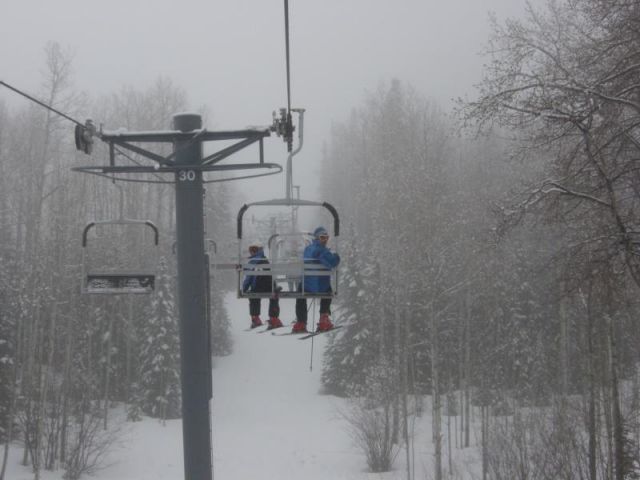 wood run lift at snowmass