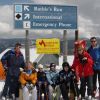 The family at the top of FIS  aspen mountain