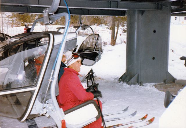 Vail 1985 | Pete Seibert & Bob Parker on Vista Bahn