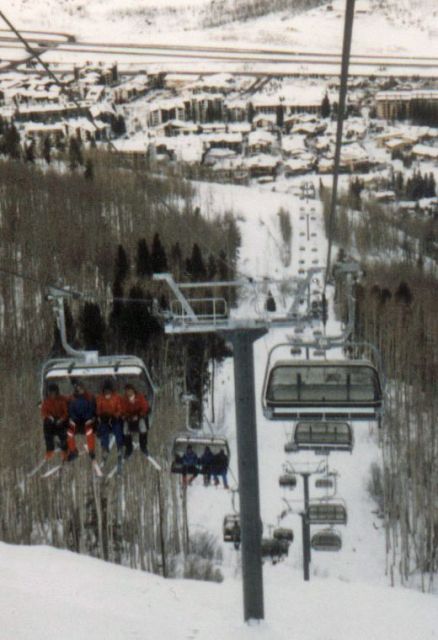 Vail 1985 | Vista Bahn Downhill View