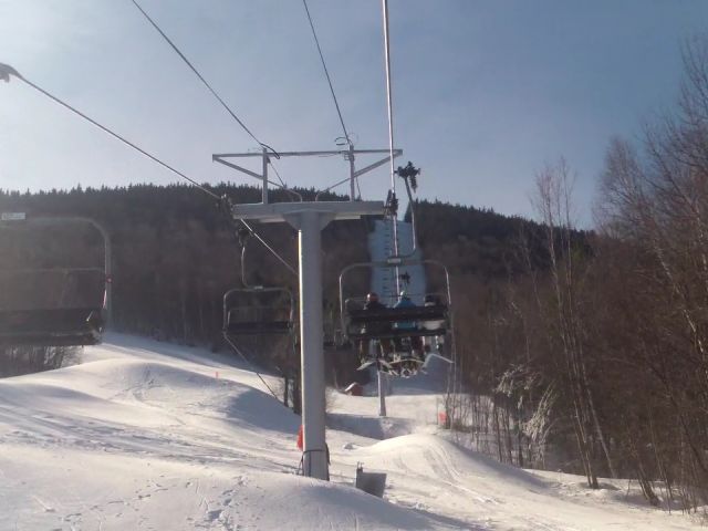 Barker Mountain Express Lift Line Barker Mountain Express Lift Line