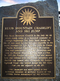 Chair #6 at Ruud Mountain